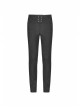 Dark Jacquard Waist Lace-Up Metal Swallow Decoration Side Lace Pattern Black Gothic Suit Trousers