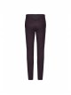 Dark Jacquard Waist Lace-Up Metal Swallow Decoration Side Lace Pattern Wine Red Gothic Suit Trousers