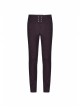 Dark Jacquard Waist Lace-Up Metal Swallow Decoration Side Lace Pattern Wine Red Gothic Suit Trousers
