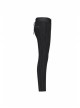 Black  Striped Waist Three-Dimensional Jacquard Lace-Up Hand-Sewing Buttons Black Punk Pants