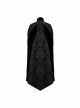Removable Chain Pendant Short Front And Long Back Gothic Pattern  Black Cloak