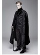 Removable Chain Pendant Short Front And Long Back Gothic Pattern  Black Cloak