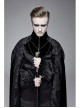 Removable Chain Pendant Short Front And Long Back Gothic Pattern  Black Cloak