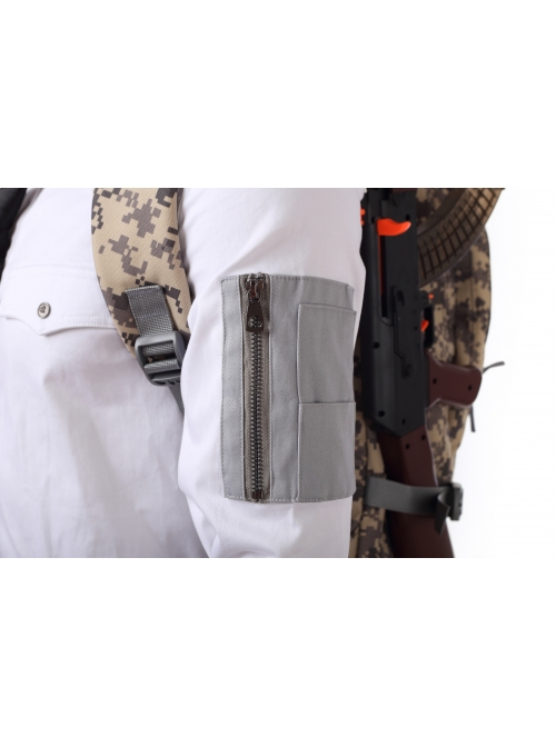 Playerunknown's Battlegrounds Men Role White Shirt Suit Halloween Cosplay Costume Full Set