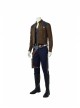 Star Wars Han Solo Brown Jacket Suit Halloween Cosplay Costume Full Set
