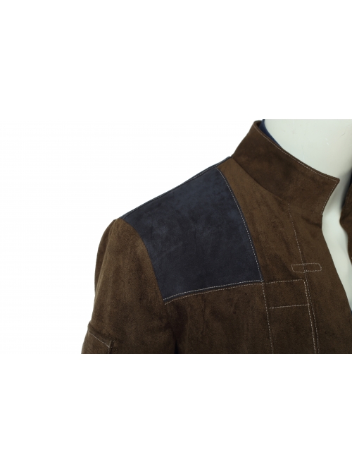 Star Wars Han Solo Brown Jacket Suit Halloween Cosplay Costume Full Set