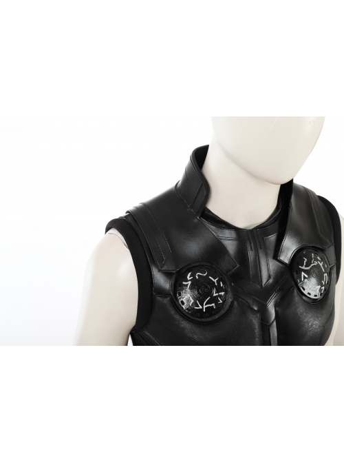 Avengers Infinity War Thor Thor Odinson Halloween Cosplay Costume Black Vest Suit Full Set