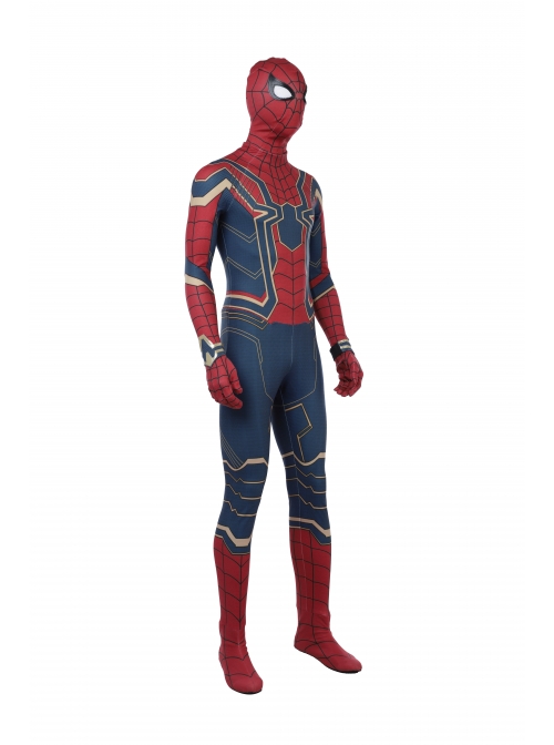 Avengers Infinity War Spider-Man Battle Suit Halloween Cosplay Costume Full Set