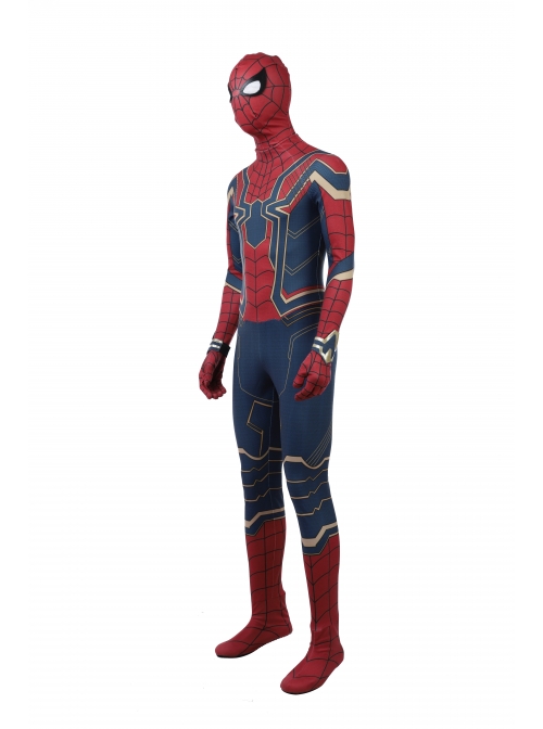Avengers Infinity War Spider-Man Battle Suit Halloween Cosplay Costume Full Set