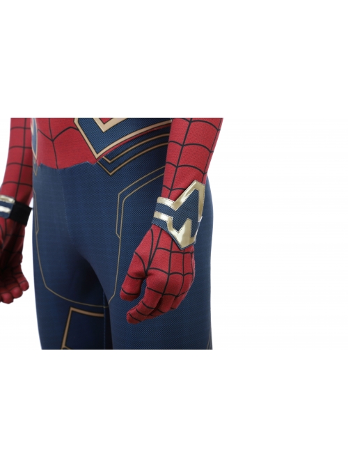 Avengers Infinity War Spider-Man Battle Suit Halloween Cosplay Costume Full Set