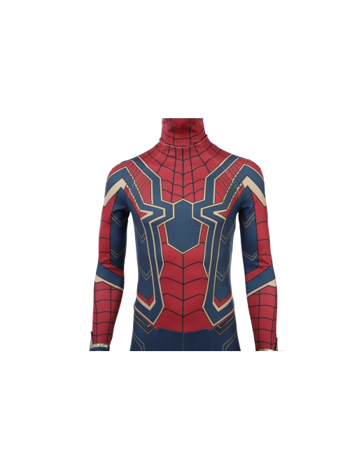 Avengers Infinity War Spider-Man Battle Suit Halloween Cosplay Costume Full Set