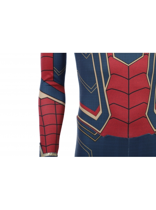 Avengers Infinity War Spider-Man Battle Suit Halloween Cosplay Costume Full Set