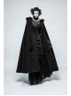 Lace-Up Stand-Up Black Gothic Positioning Lace Headdress