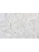 White Gem Pendant Frill Lace Gothic Neckties