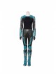 Captain Marvel Carol Danvers Green Battle Suit Halloween Cosplay Costume Full Set