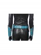 Captain Marvel Carol Danvers Green Battle Suit Halloween Cosplay Costume Full Set