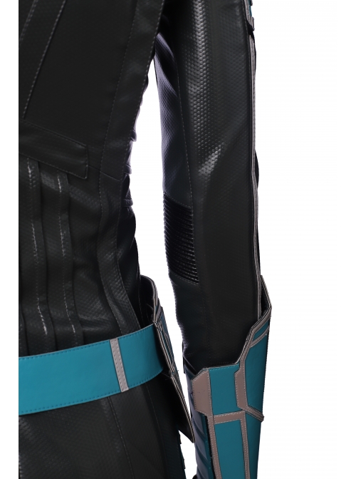 Captain Marvel Carol Danvers Green Battle Suit Halloween Cosplay Costume Full Set