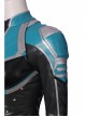 Captain Marvel Carol Danvers Green Battle Suit Halloween Cosplay Costume Full Set