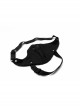 Metal Buckle Hasp Rivet Lace-Up Black Punk PU Leather Masks