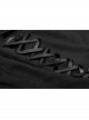 Gothic Female Lolita Black Lace Binding Strapless Dress