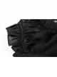 Gothic Female Lolita Black Lace Binding Strapless Dress