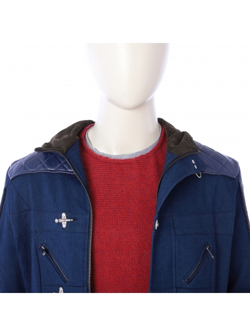 Devil May Cry 5 Nero Hooded Windbreaker Suit Halloween Cosplay Costume Full Set