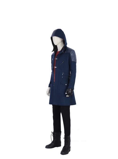 Devil May Cry 5 Nero Hooded Windbreaker Suit Halloween Cosplay Costume Full Set