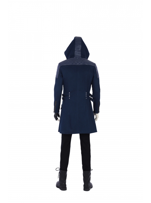 Devil May Cry 5 Nero Hooded Windbreaker Suit Halloween Cosplay Costume Full Set
