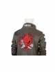 Cyberpunk 2077 Male Role Army Green Jacket Suit Halloween Cosplay Costume Full Set