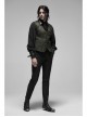 Black Waist Embroidery Patterns Back Waist Lace-Up Gothic Trousers