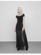 Steam Punk Female Dark High Waist Chiffon Long Skirt