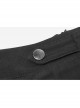Steam Punk Female Dark High Waist Chiffon Long Skirt