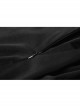Gothic Female Black Elastic Hollow Lace Embroidered High Waist Dress