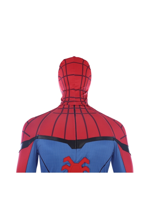 Spider-Man Homecoming Spider-Man Peter Parker Sock Covers Version Battle Suit Halloween Cosplay Costume Full Set