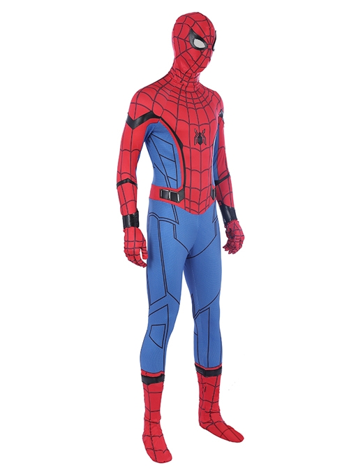 Spider-Man Homecoming Spider-Man Peter Parker Sock Covers Version Battle Suit Halloween Cosplay Costume Full Set