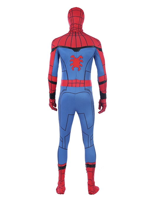 Spider-Man Homecoming Spider-Man Peter Parker Sock Covers Version Battle Suit Halloween Cosplay Costume Full Set