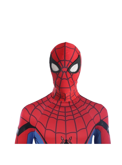 Spider-Man Homecoming Spider-Man Peter Parker Sock Covers Version Battle Suit Halloween Cosplay Costume Full Set