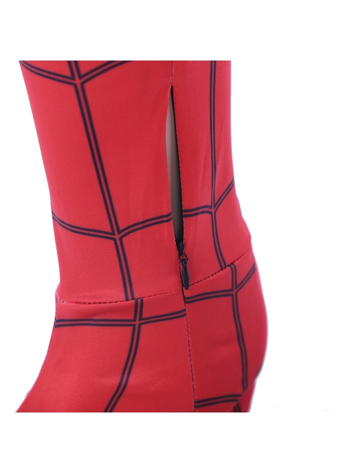 Spider-Man Homecoming Spider-Man Peter Parker Sock Covers Version Battle Suit Halloween Cosplay Costume Full Set