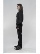 Dark Weave Jacquard Waist Gorgeous Ribbon Black Gothic Pants