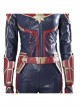 Captain Marvel Carol Danvers Red Version Battle Suit Halloween Cosplay Costume Full Set