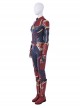 Captain Marvel Carol Danvers Red Version Battle Suit Halloween Cosplay Costume Full Set