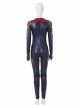 Captain Marvel Carol Danvers Red Version Battle Suit Halloween Cosplay Costume Full Set