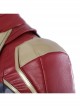 Captain Marvel Carol Danvers Red Version Battle Suit Halloween Cosplay Costume Full Set