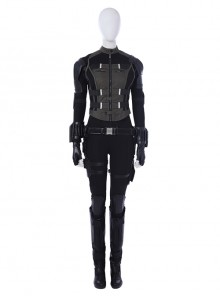 Avengers Infinity War Black Widow Army Green Version Battle Suit Halloween Cosplay Costume Full Set