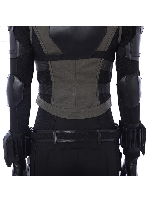 Avengers Infinity War Black Widow Army Green Version Battle Suit Halloween Cosplay Costume Full Set