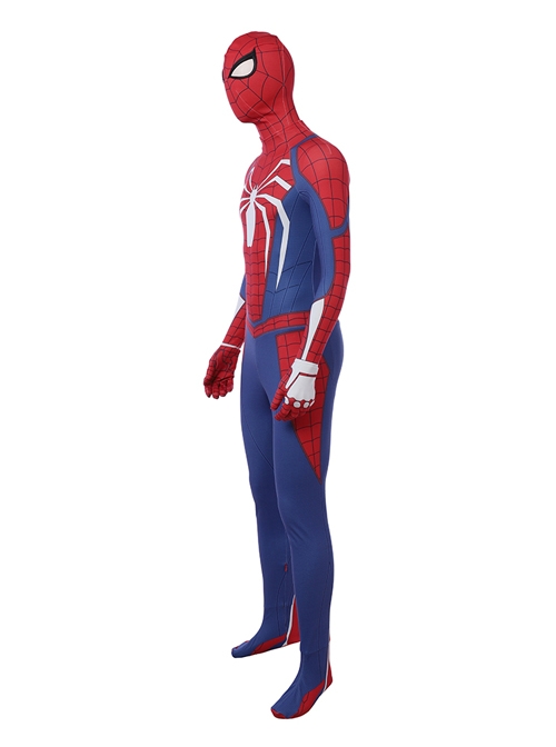 PS4 Game Version Spider-Man Peter Parker Battle Suit Halloween Cosplay Costume Full Set
