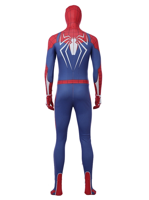 PS4 Game Version Spider-Man Peter Parker Battle Suit Halloween Cosplay Costume Full Set