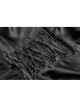 Lolita Mercerizing Forging Off-Shoulder Back Lace-Up Many Layers Lace Chiffon Bubble Hem Black Gothic Dress