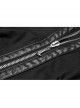 Lolita Stand-Up Collar Shoulder Small Fly Sleeves Waist Thick Iron Ring Belt Back Lace-Up Black Punk Dress