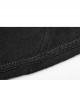 Black Lolita Imitation Rabbit Hair Chest Lace-Up Fur Ball Decoration Horn Sleeves Short Punk Hooded Blouse